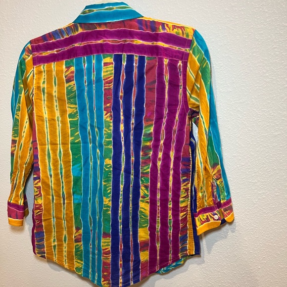 Lauren Ralph Lauren Petite PS Multi Color Women Shirt - Picture 16 of 16